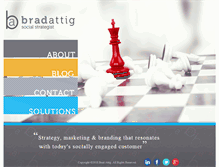 Tablet Screenshot of bradattig.com